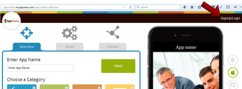 login link screenshot